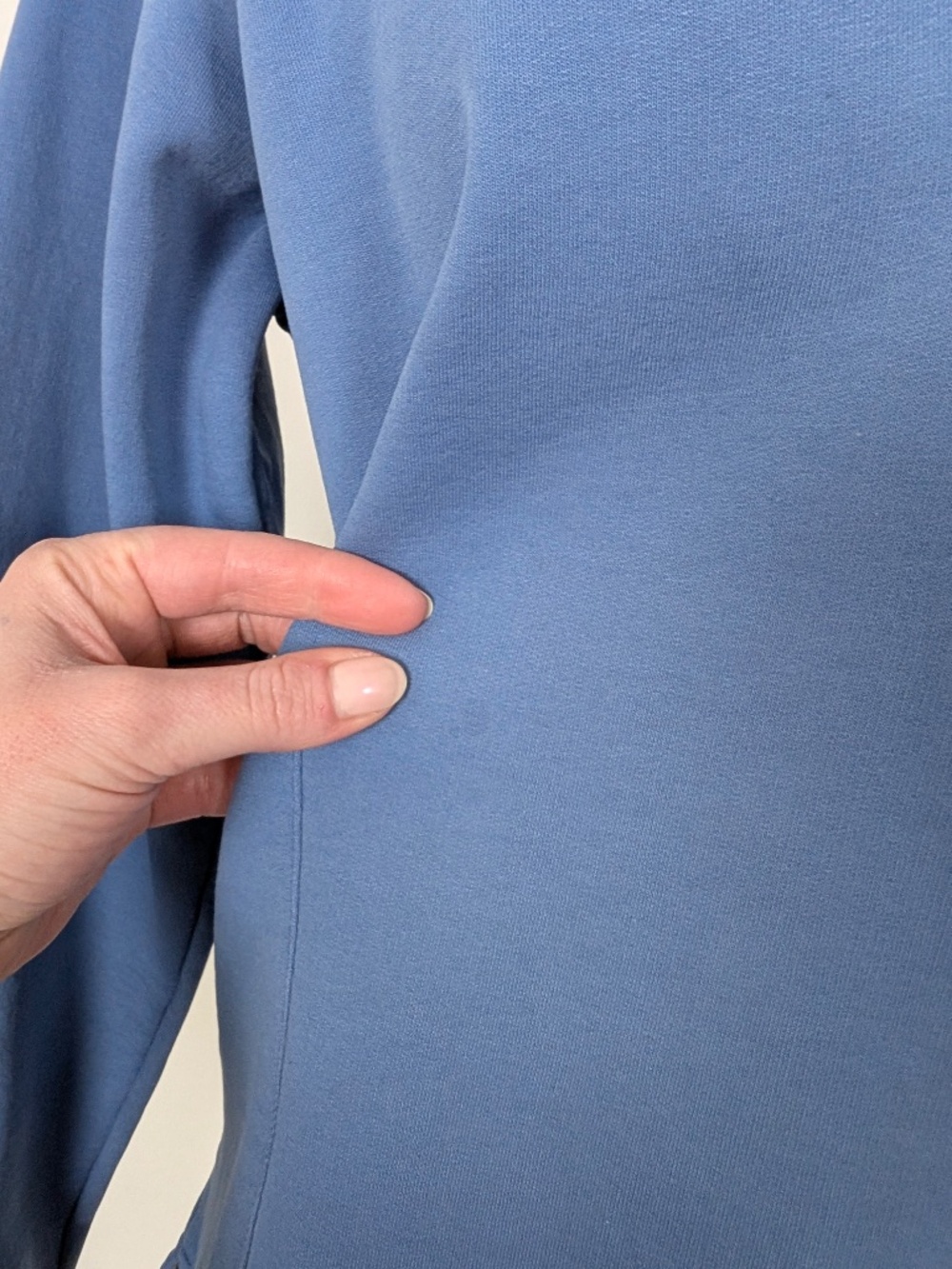 Dok Quarter Zip Sweater Pullover Blue Size Small Y2K Tenniscore - Picture 6 of 14